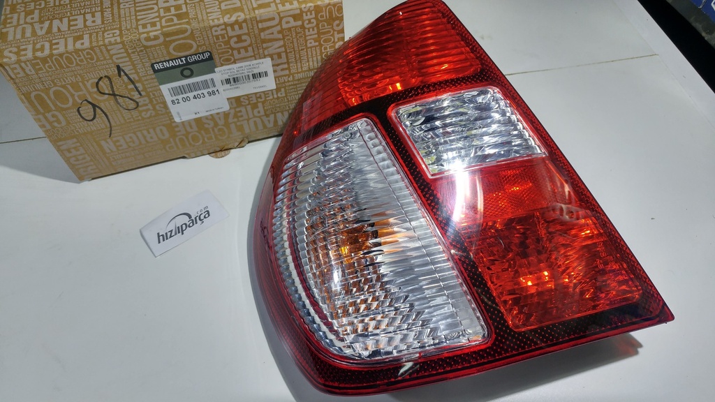 Clio Symbol 1998-2008 Komple Stop Sol Beyaz Sinyalli 8200403981 Mais