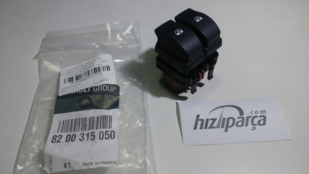 Laguna 2 Megane 2 Cam Kaldırma Düğmesi Çiftli ( Arka Camlar) 8200315050 Orjinal