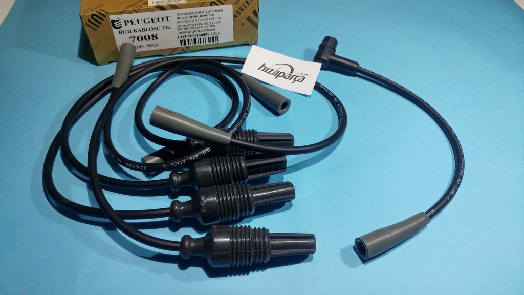 [UNUVAR 7008] P106 P205 P309 ( 93-01 ) 1.4 1.6 8V Buji Kablosu Tkm 5967.K6