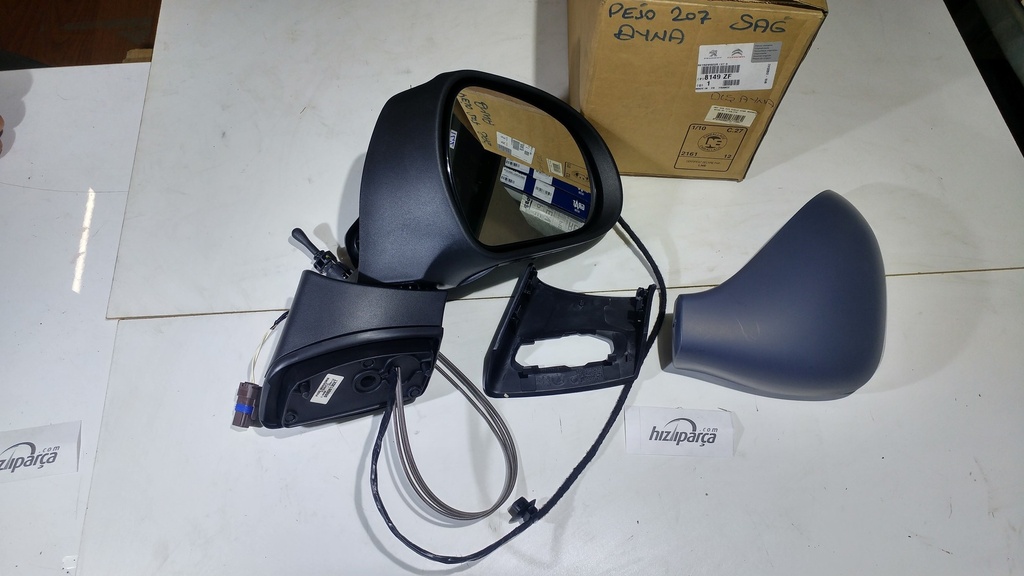 [8149.ZF] P207 06-- Sağ Dış Dikiz Aynası Mekanik 8149.Zf Orjinal