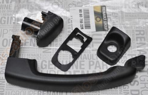 Trafic 2010- Dış Kapı Kolu Ön + Sürgülü + Bagaj 806075522R Mais