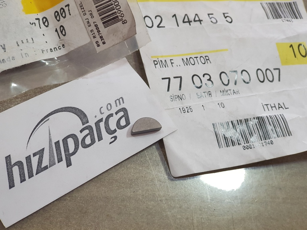 [7703070007] R9 R19 1.4 8V R11 Flash 1700 Dizel Krank Kaması 7703070007 Mais