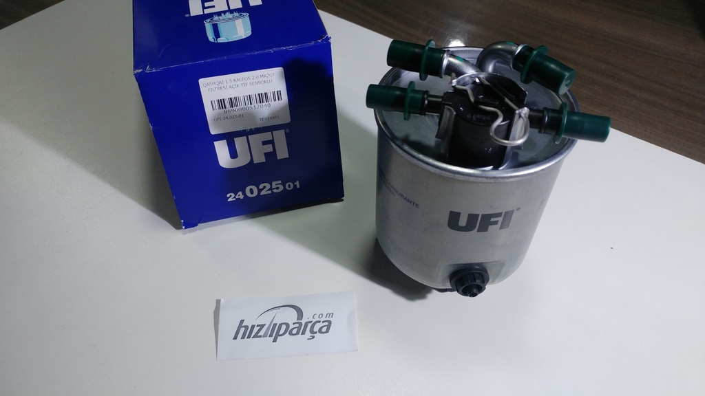 [UFI-2402501] Qashqai 1.5 Koleos 2.0 Mazot Filtresi Açık Tip Sensörlü 16400Jx52B 16400Jx52C 16400Jd50C