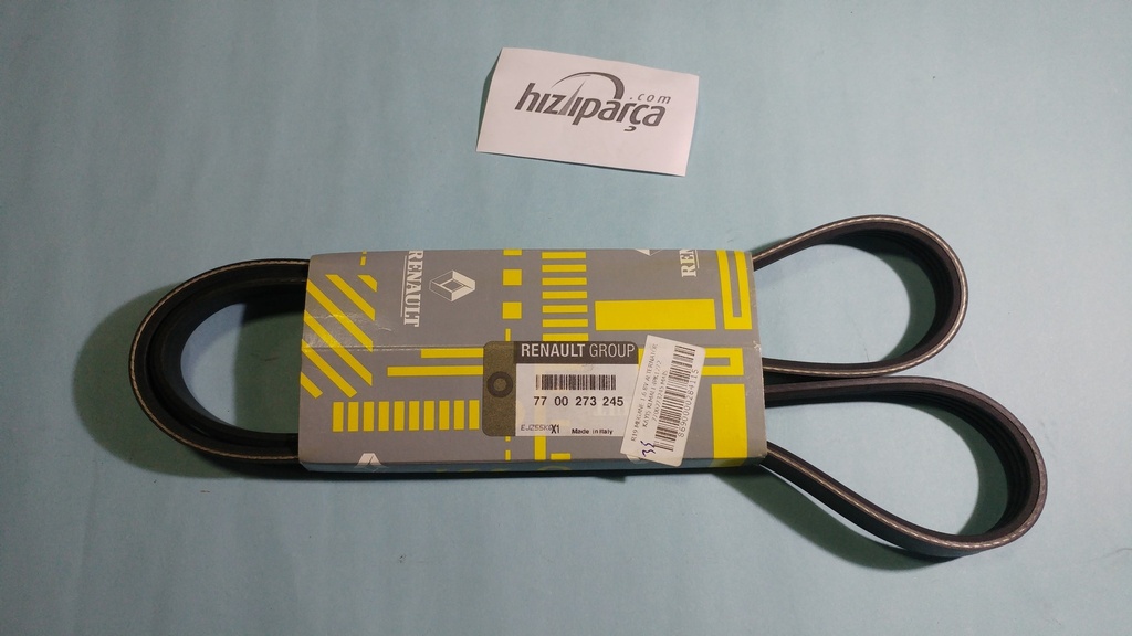 [7700273245] R19 Megane 1.6 8V Alternatör Kayışı ( Direksiyon Kayışı ) Klimalı 4Pk1272 7700273245 Mais