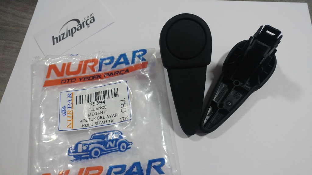 Megane 3 Fluence Koltuk Ayar Kolu ( Bel Ayarı) Takım Siyah