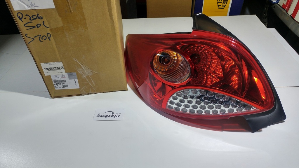 P206 Plus ( + ) Sol Stop 09- 6350.Gv Orj