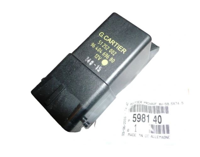 [5981.40] P107 P207 P307 P407 Partner Isıtıcı Kutu 5981.40 Orjinal