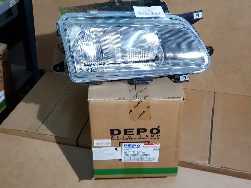 [552-1110R-LD-EM] Berlingo 1996-2002 Komple Far Sağ 6205.P6