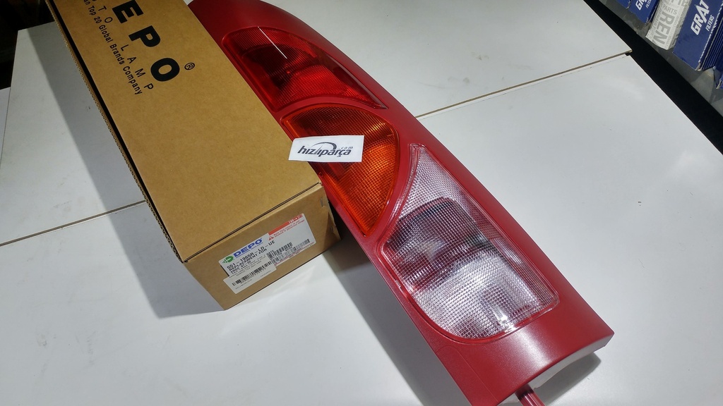 [5511965RLDUE] Kango 1998-2003 Komple Stop Kırmızı Tek Kapı Sağ (Duysuz) 7700308716