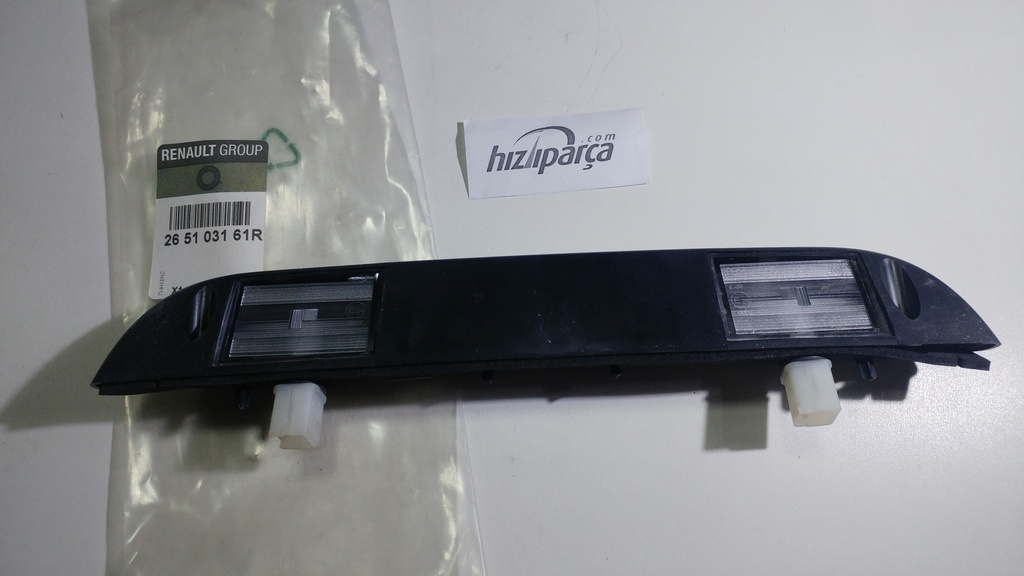 [265103161R] Kango 2 2008-2011 Plaka Lambası 265103161R Orjinaal