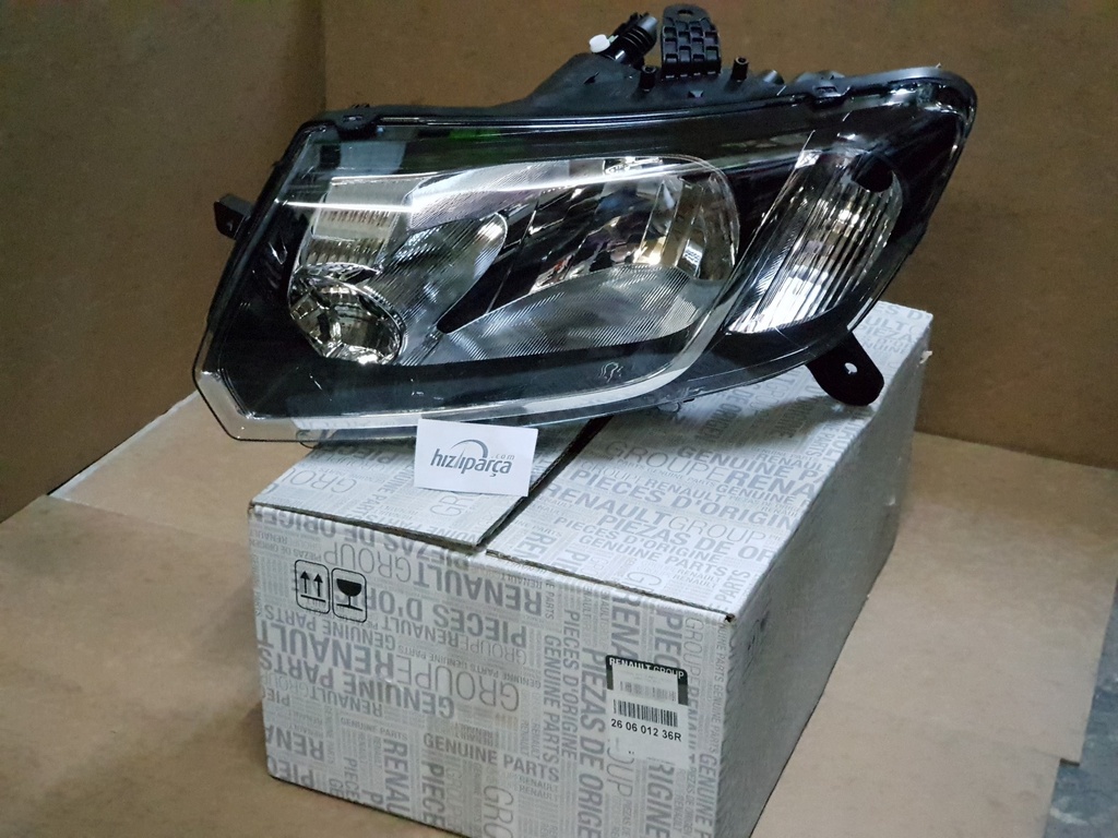Symbol Sandero 2012- Komple Far Sol 260601236R Mais