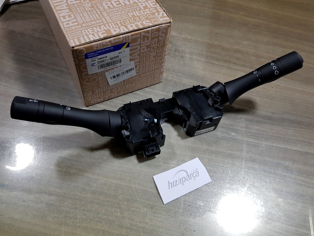 [255670039R] Fluence Megane 3 Far Sinyal Silecek Kumanda Kolu 255670039R Orjinal