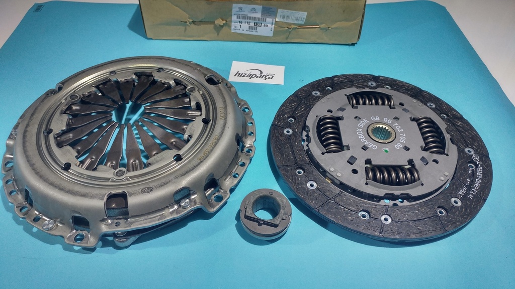 [1606876580] P207 P301 P308 Partner Tepee Ds3 C3 C4 Pıcasso 92 Hp 1.6Hdi Dv6Te4 2009- Debriyaj Seti 1611273080 Orjinal