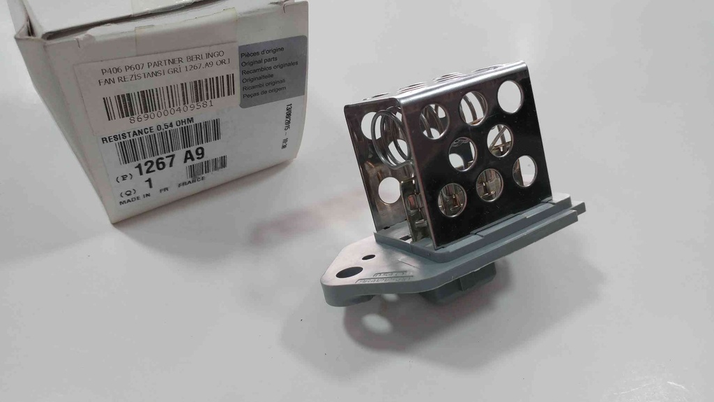 [1267.A9] P406 P607 Partner Berlingo Fan Rezistansı Gri 1267.A9 Orjinal