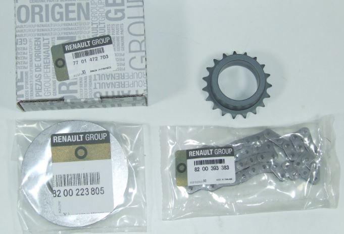 [TVK-3101] Master 2 2003-2010 2.5 16V Yağ Pompa Zincir+Dişli Takım 7701472703 Orjinal