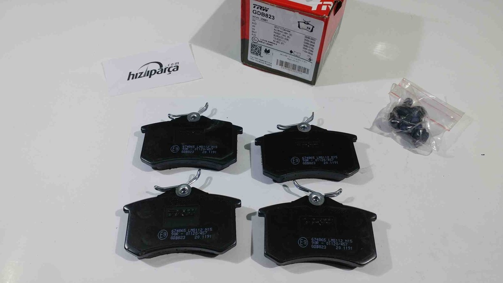 [TRW GDB823] Megane 2 3 4 Fluence P307 Arka Balata 440605839R