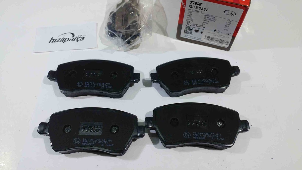 Clio 3 06-12 Logan 07- Mcv Duster Lodgy Clio 4 Ön Balata