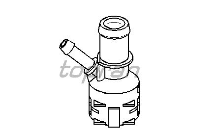 [TOPRAN 111238001] Termostat Su Flanşı Golf 4 Jetta Passat 1.6 BSE 1K0122291C