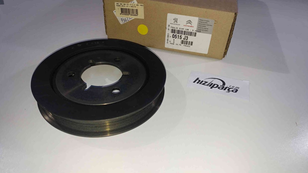 [ST02744] P206 P306 P307 C2 C3 C4 1.6 16V (98-13) Krank Kasnağı 0515.J3 Orjinal