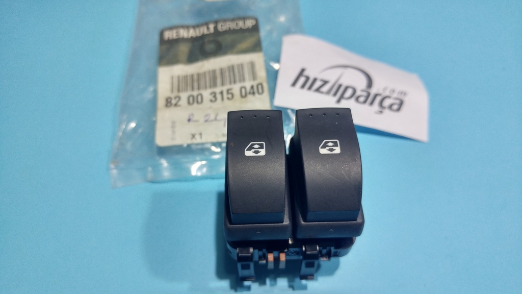 Megane 2 Cam Kaldırma Düğmesi Kahverengi 8200315040 Orjinal