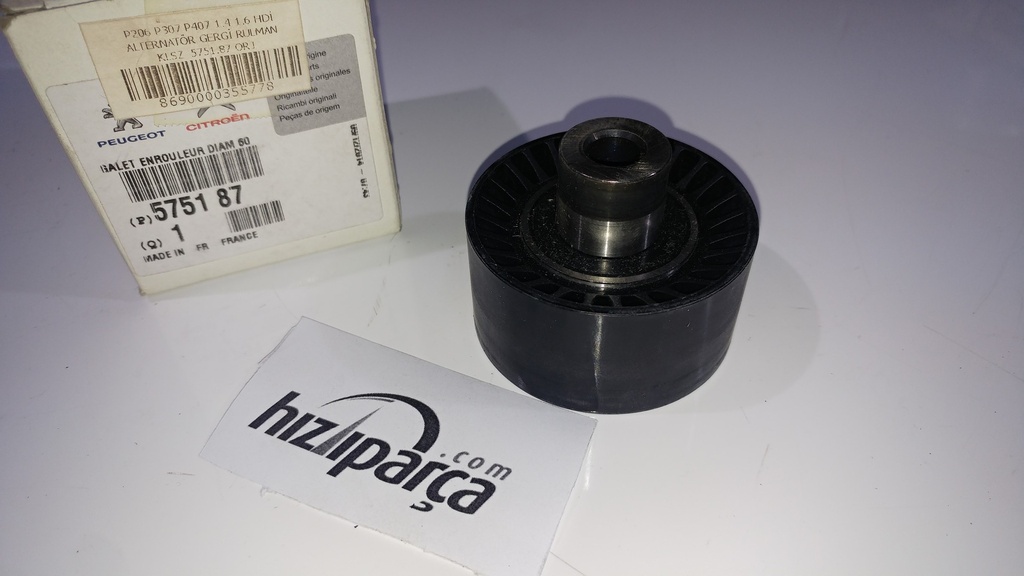 P206 P307 P407 1.4 1.6 Hdi Alternatör Gergi Rulmanı Klmsz 5751.87 Orjinal