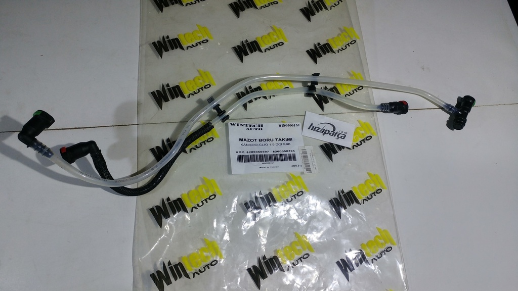 [WINTECH 0500157] Clio Kango (98-08) 1.5 Yakıt Borusu (Hortumu) Ön Kısa 8200050395