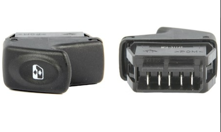 [SAGEM 500104] Megane 1 Kango Clio Cam Kaldırma Düğmesi 6 Fiş (Sağ Cam)