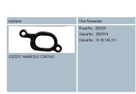 Laguna 2.0 16V N7Q Manifold Contası