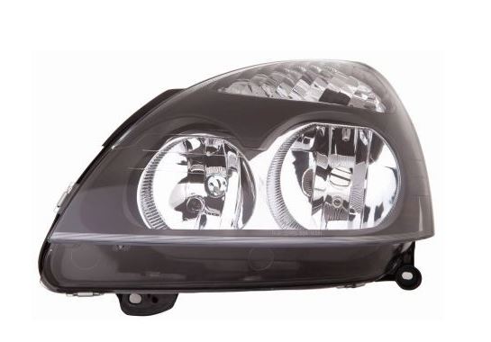 Clio 2001-2005 Komple Far Sol Siyah 7701054058