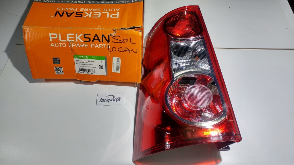 [PLEKSAN 2287] Logan Mcv 2005-2008 Komple Stop Sol Arka U90 Çift Kapı 8200864612