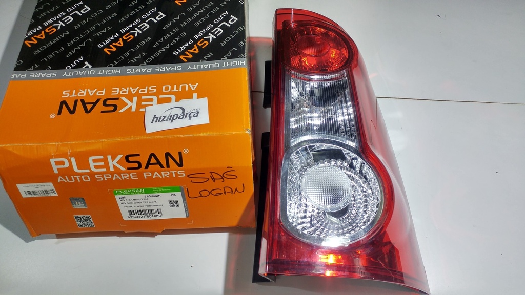 [PLEKSAN 2286] Logan Mcv 2005-2008 Komple Stop Sağ Arka U90 Çift Kapı 8200864610