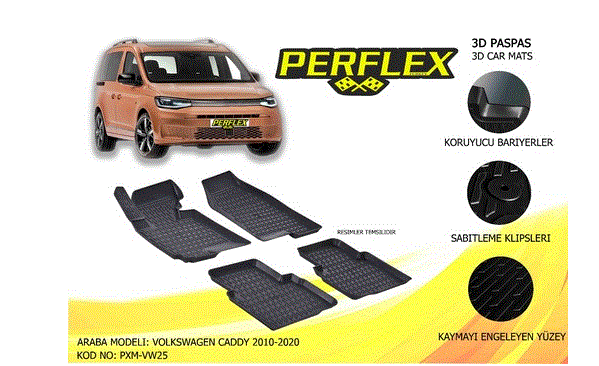 Caddy 10- Havuzlu Paspas