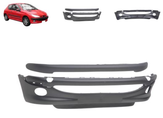 P206 (98-06) Ön Tampon Astarlı + Spoyler + Kuşak Sis Farlı 7401.N3