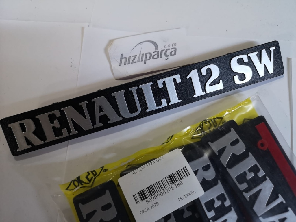 R12 Sw Arka Yazı