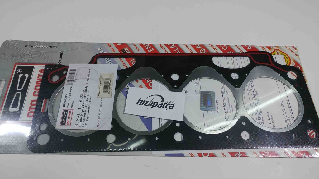 R9 Dizel Silindir Kapak Contası Skc Silindir Kapak Contası 3 Delik