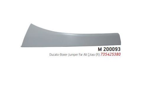 Ducato Boxer Jumper 3 2010- Far Alt Çıtası Sağ ( Alt ) Far Kaşı 735425380
