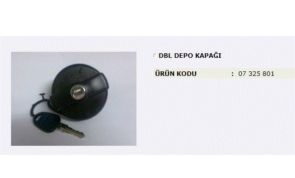 Doblo Yakıt Depo Kapağı 46738097