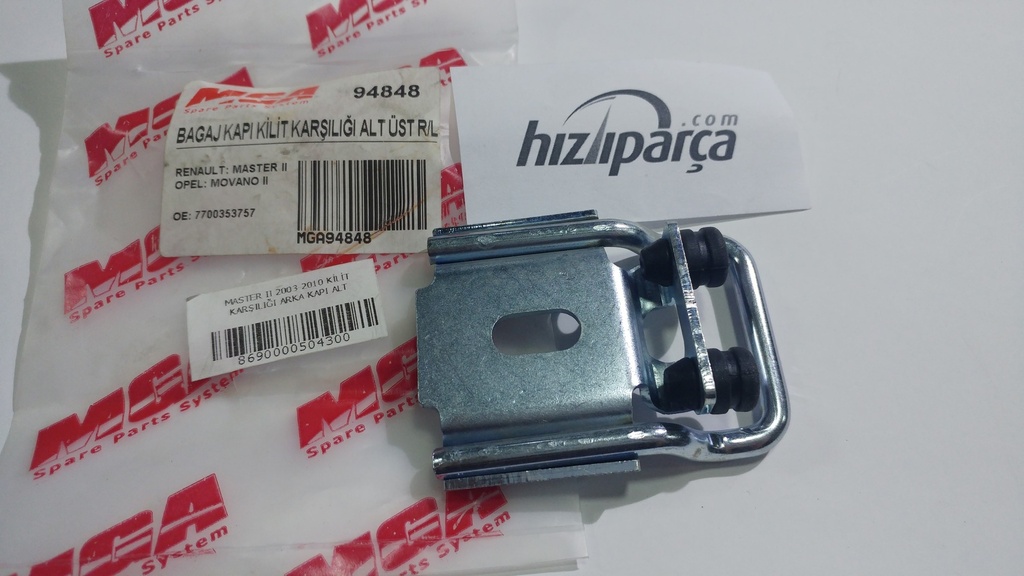 Master 2 2003-2010 Kilit Karşılığı Arka Kapı Alt-Üst 7700353757