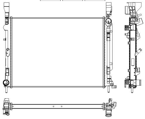 Kango 2 1.5D 85 Pc Komple Radyatör 8200418329