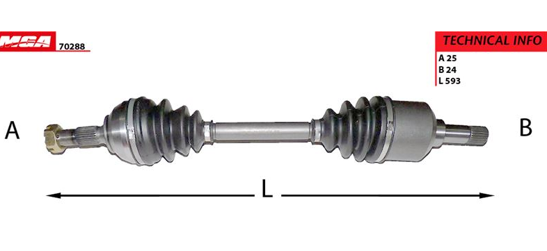 Partner Berlingo 1.9 (96-07) Y.M E.M Komple Aks Sol Abs Siz 3273.C3