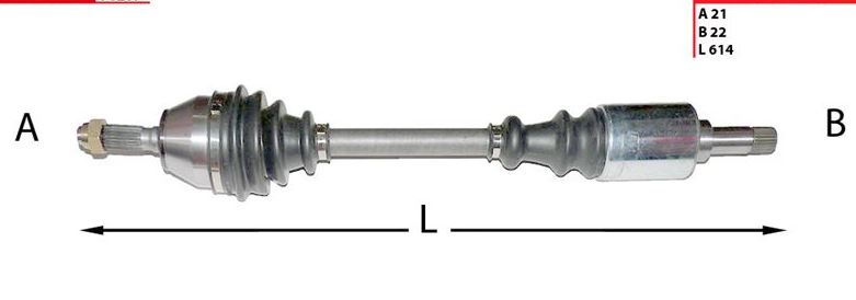 P306 1.4 1.6 Komple Aks Sol Abs Li