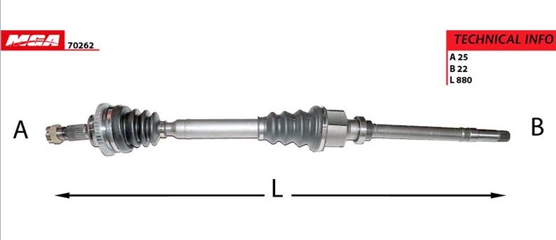 P206 1.4 1.6 8V 1.4 Hdi Komple Aks Sağ Absli 48D