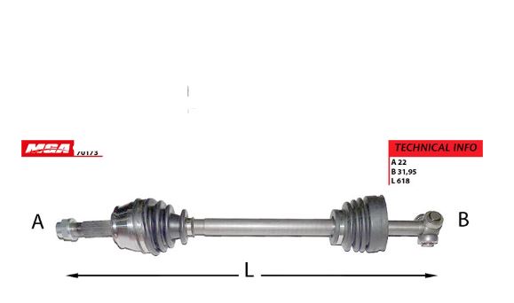Doblo 2000-2005 1.4 Benzinli Komple Aks Sol 46307998