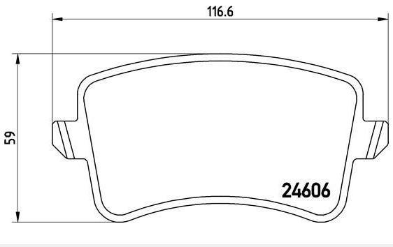 Audi A4 08-16 Audi A5 08-17 Q5 09-17 Arka Balata 8K0698451 Özel Üretim