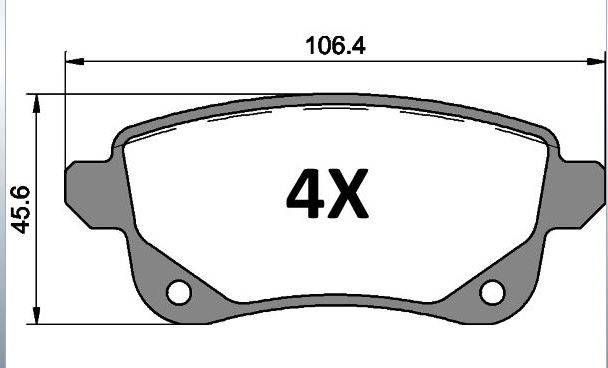 Megane 4 Talisman Arka Balata 440608235R