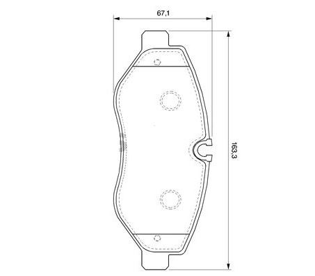 Crafter 06-16 Sprinter 06- Ön Balata Tek Teker Tek Fişli 2E0698151B