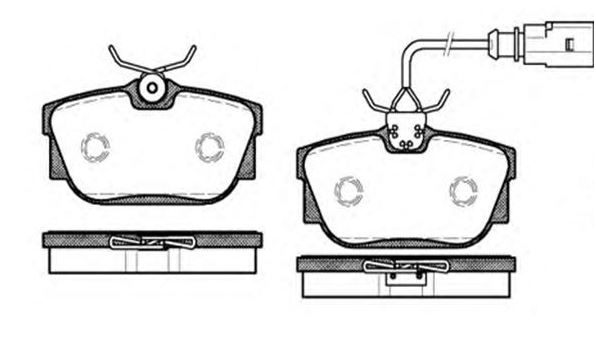 Transporter T4 96-03 Arka Balata 7D0698451J