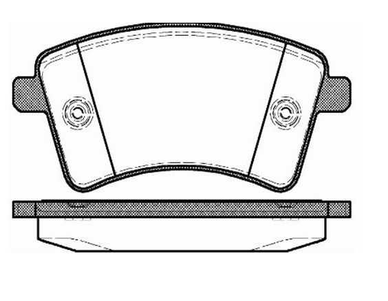 [MGA 55134] Kango 2 2008-2015 Ön Balata 410603750R