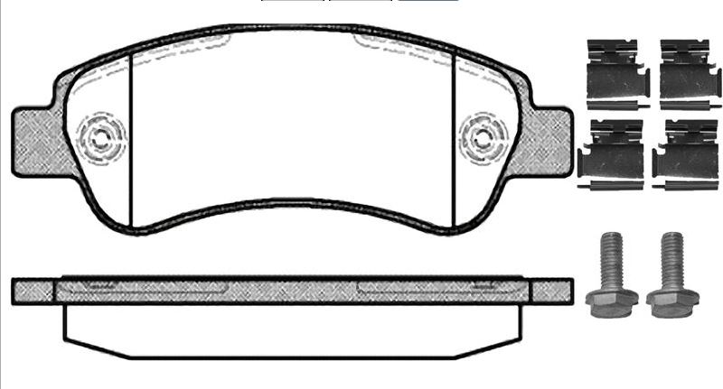 [MGA-55121] Partner Berlingo ( 03-07 ) P207 C4 2006- Ön Balata Y.M ( Boxer Jumper 3 Arka Balata ) P301 C-Elysse