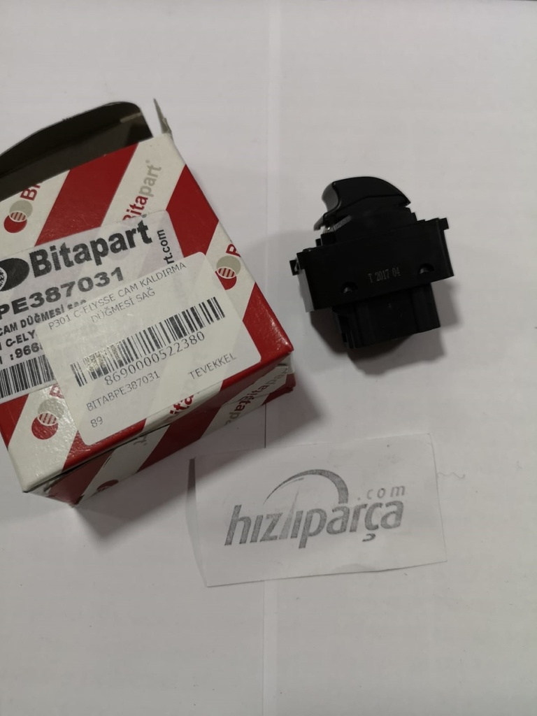 P301 C-Elysse Cam Kaldırma Düğmesi Sağ 96657927ZD